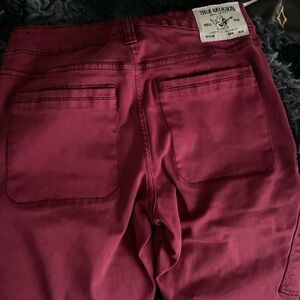 True Religion maroon Jeans